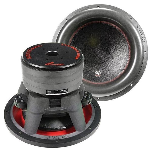 Audiopipemap AudiopipeMap TXXBDC412D2 12 in. 2200W 2 ohm VC Dual Car Woofer TXXBDC412D2